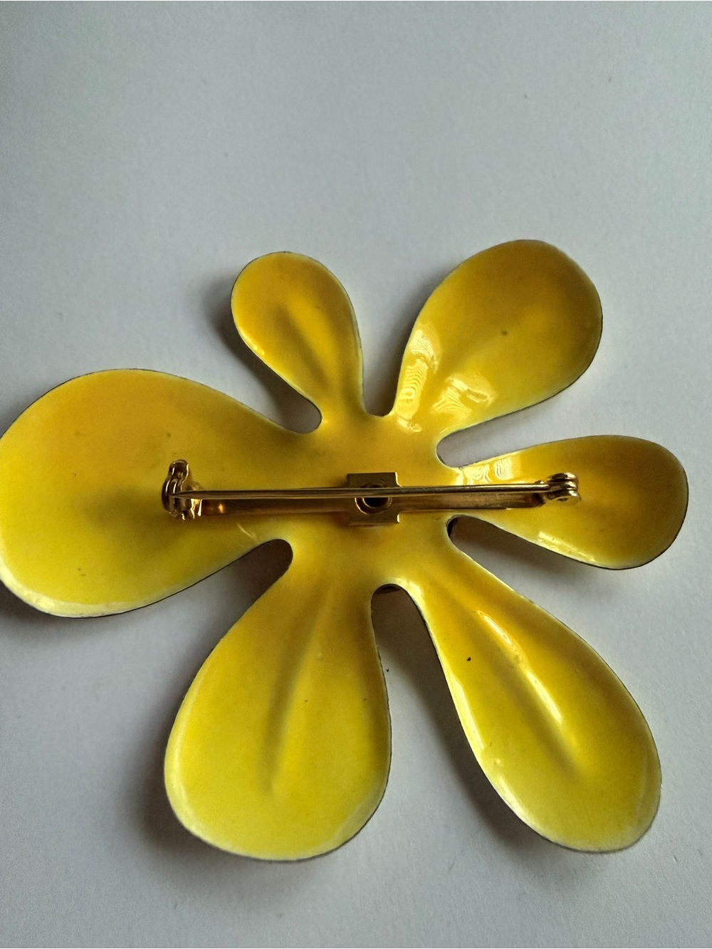 Yellow & Orange Floral Brooch - Women Jewelry Brooches - Picture 4 of 5